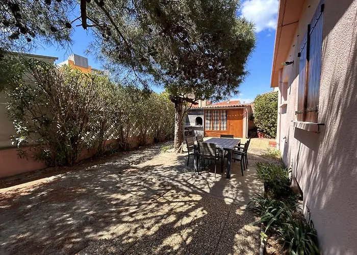 Maison Climatisée 3* à 50m De La Plage, Pour 6 Pers Avec Jardin, Wifi Et Parking – - Fr-1-529-22 Le Barcarès